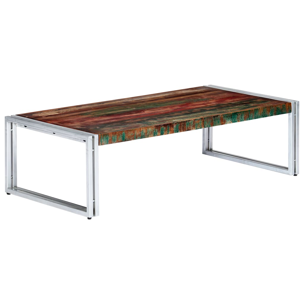 Coffee Table 120x60x35 cm Solid Reclaimed Wood