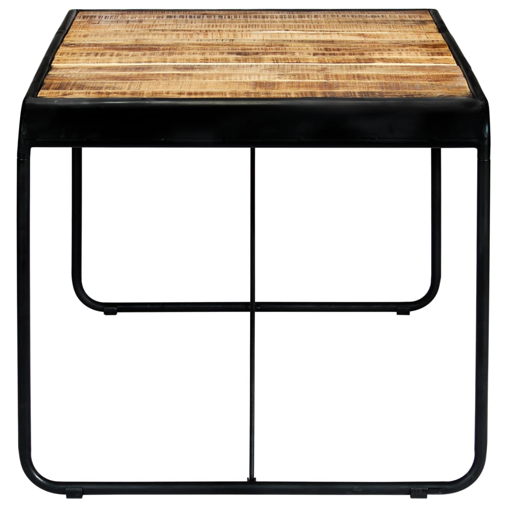Dining Table 180x90x76 cm Solid Rough Mango Wood