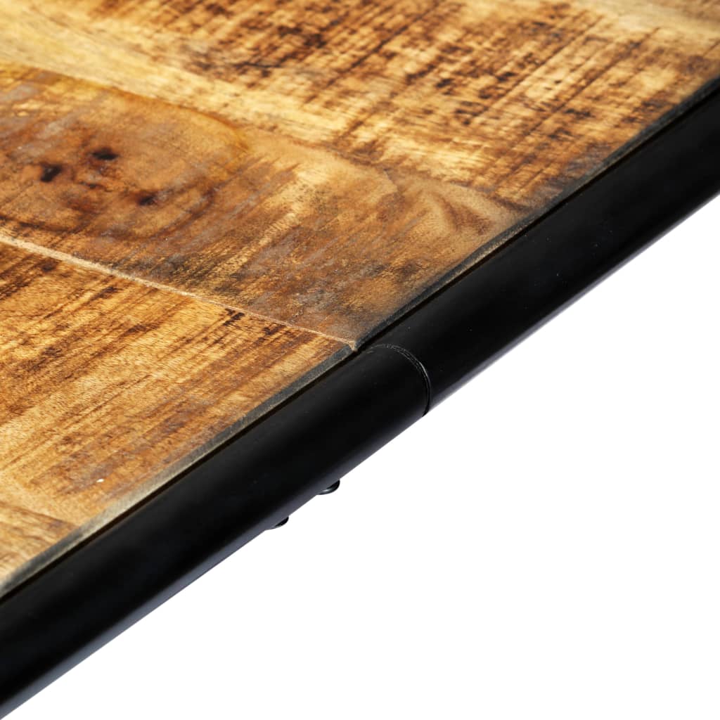 Dining Table 180x90x76 cm Solid Rough Mango Wood