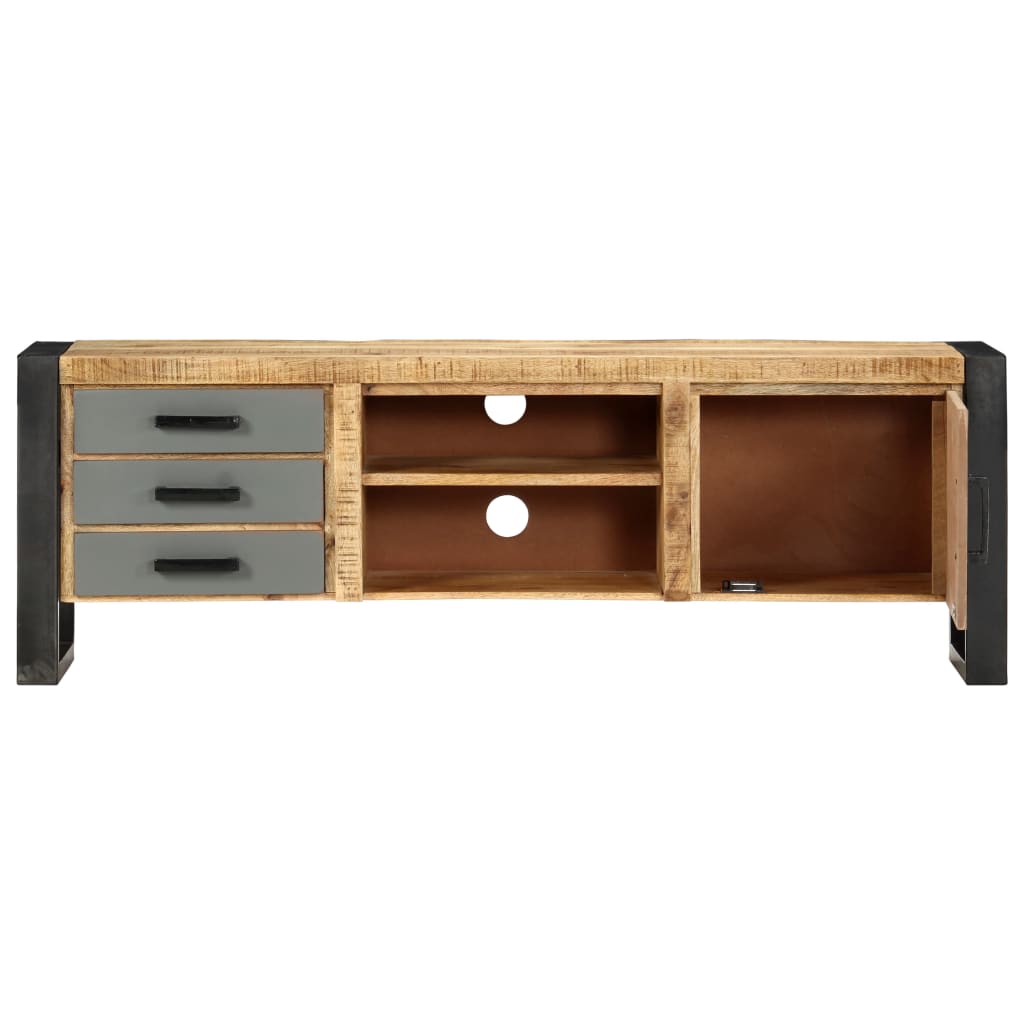 TV Cabinet 120x30x40 cm Solid Mango Wood