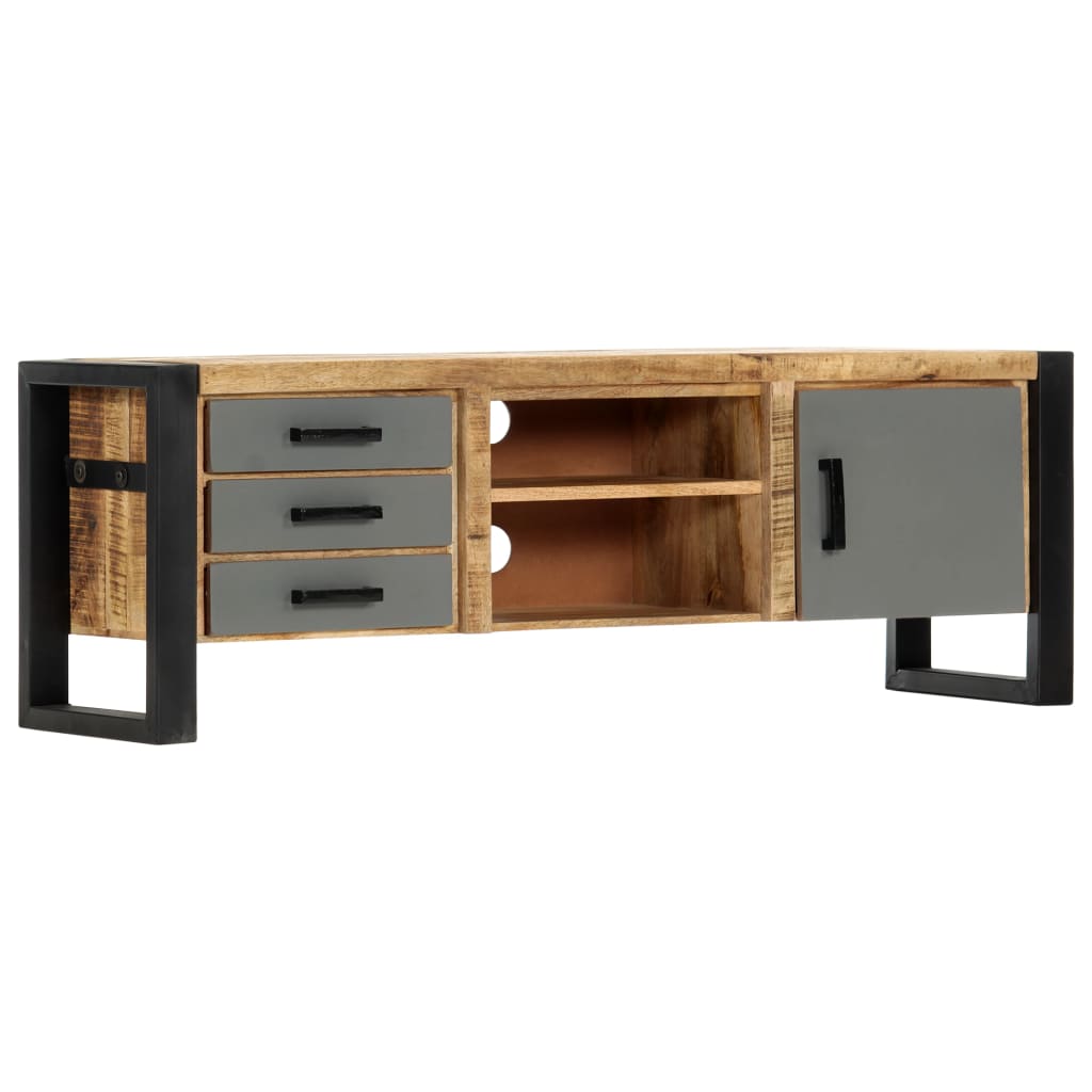 TV Cabinet 120x30x40 cm Solid Mango Wood