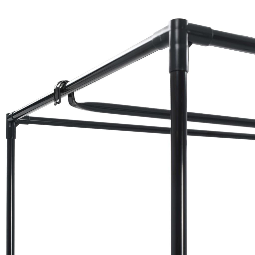 Wardrobe Black 75x50x160 cm