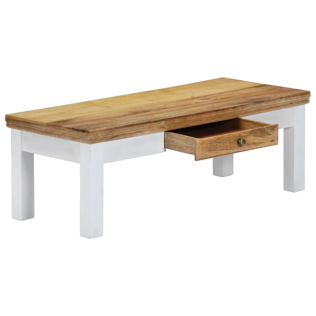 Coffee Table 110x50x40 cm Solid Mango Wood