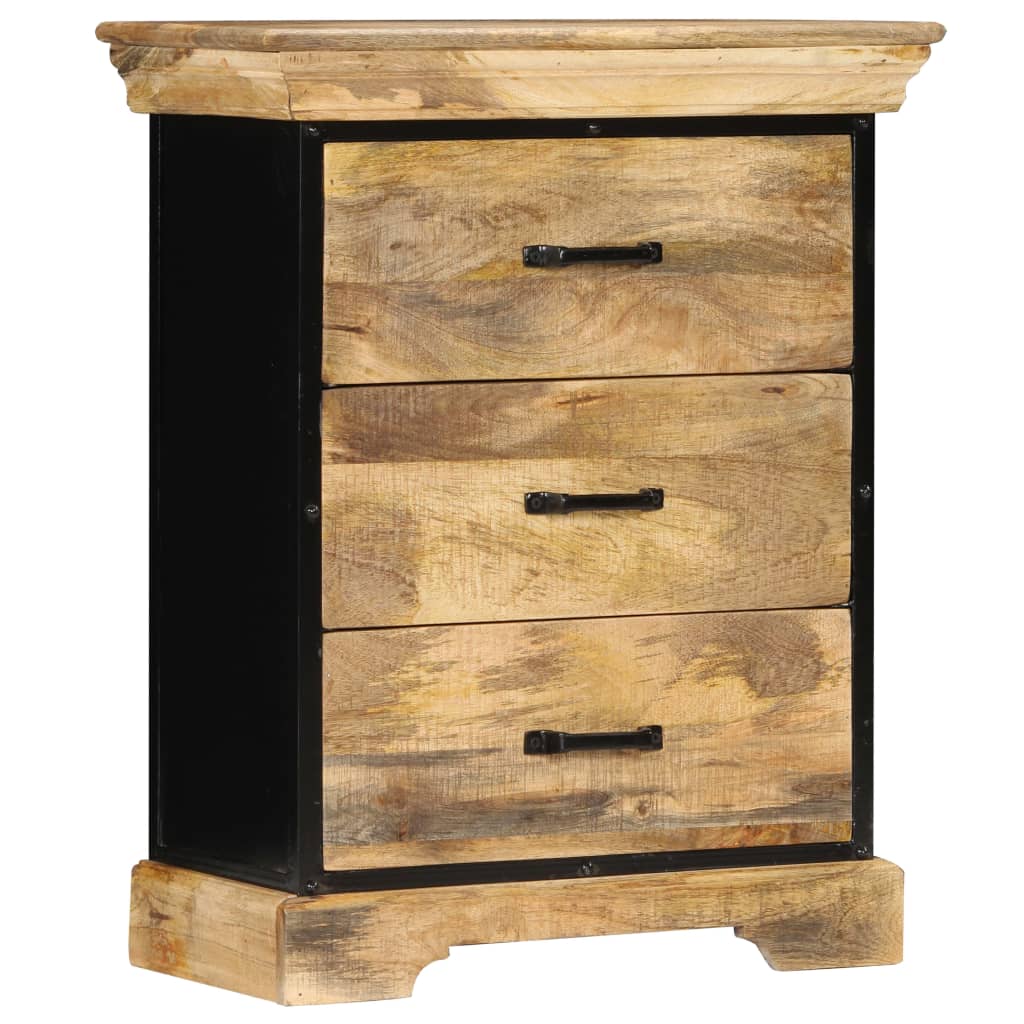 Chest of Drawers 60x30x75 cm Solid Mango Wood
