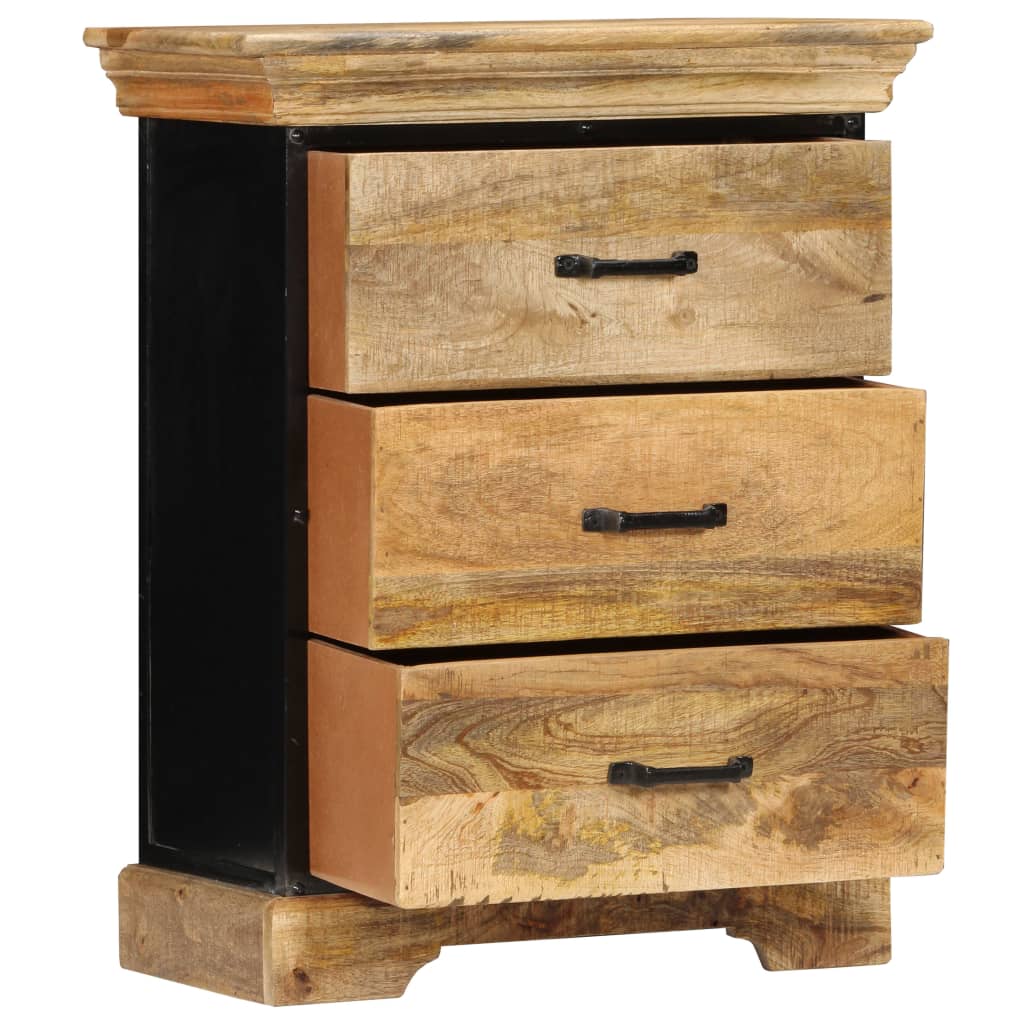 Chest of Drawers 60x30x75 cm Solid Mango Wood