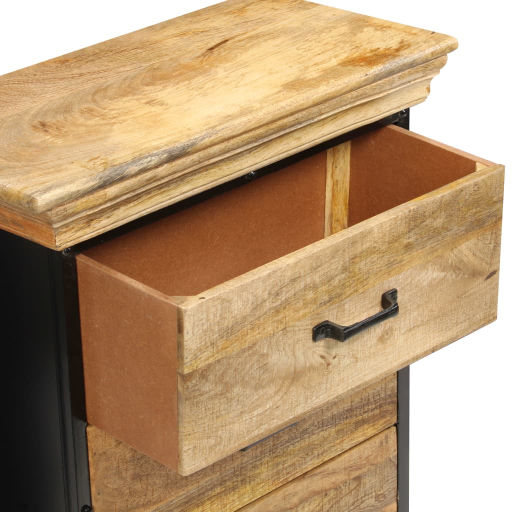 Chest of Drawers 60x30x75 cm Solid Mango Wood