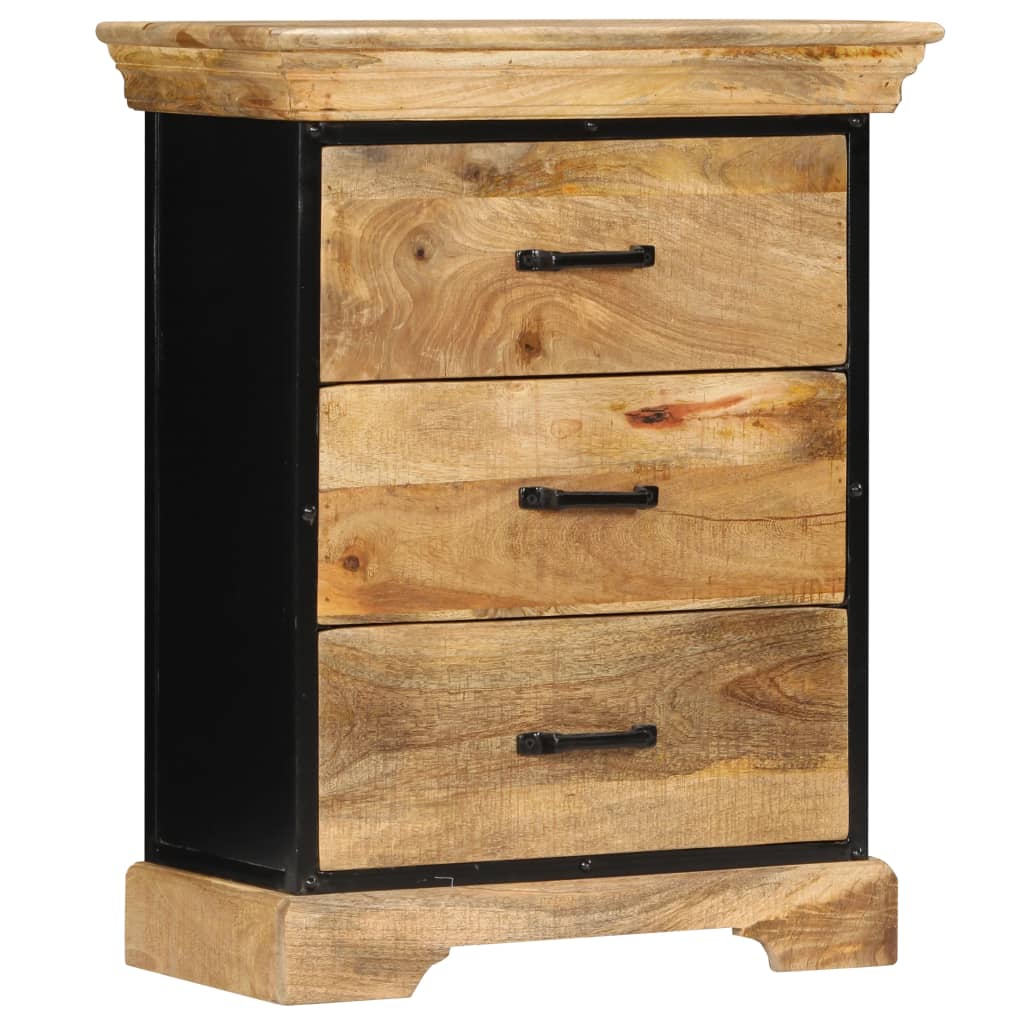 Chest of Drawers 60x30x75 cm Solid Mango Wood