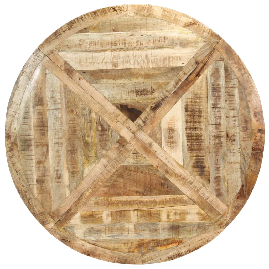 Dining Table Round 150x76 cm Solid Mango Wood