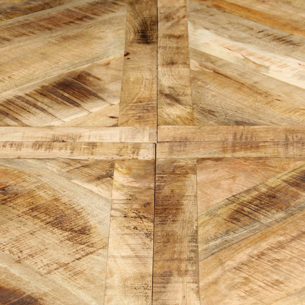 Dining Table Round 150x76 cm Solid Mango Wood