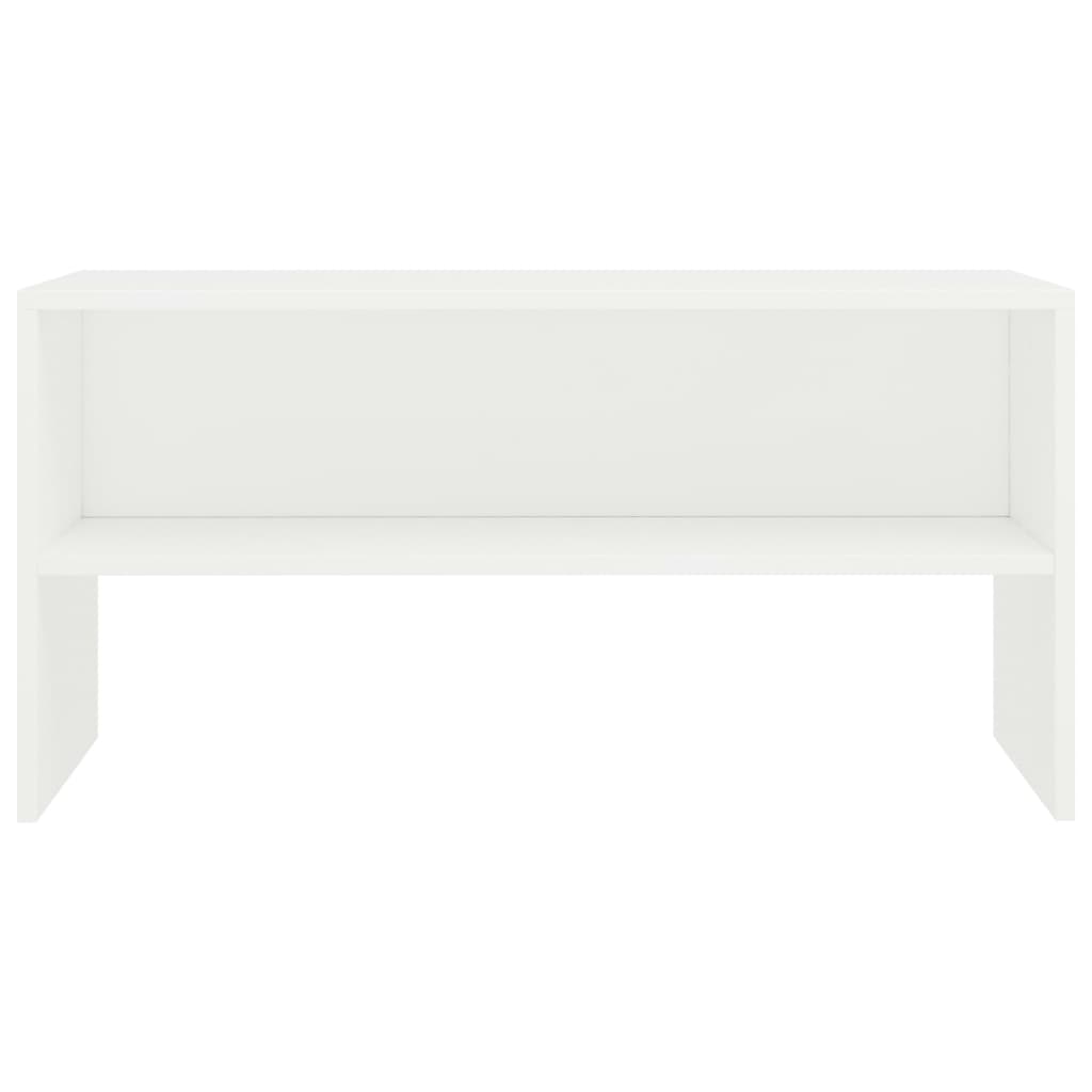 TV Cabinet White 80x40x40 cm Engineered Wood