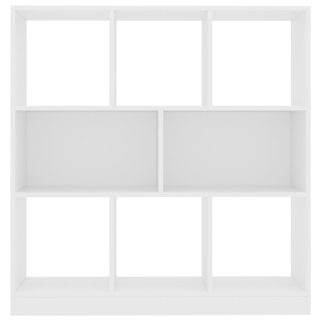 Modern Wooden Open Bookcase Book Storage Cabinet Unit With 8 Compartments Wood
