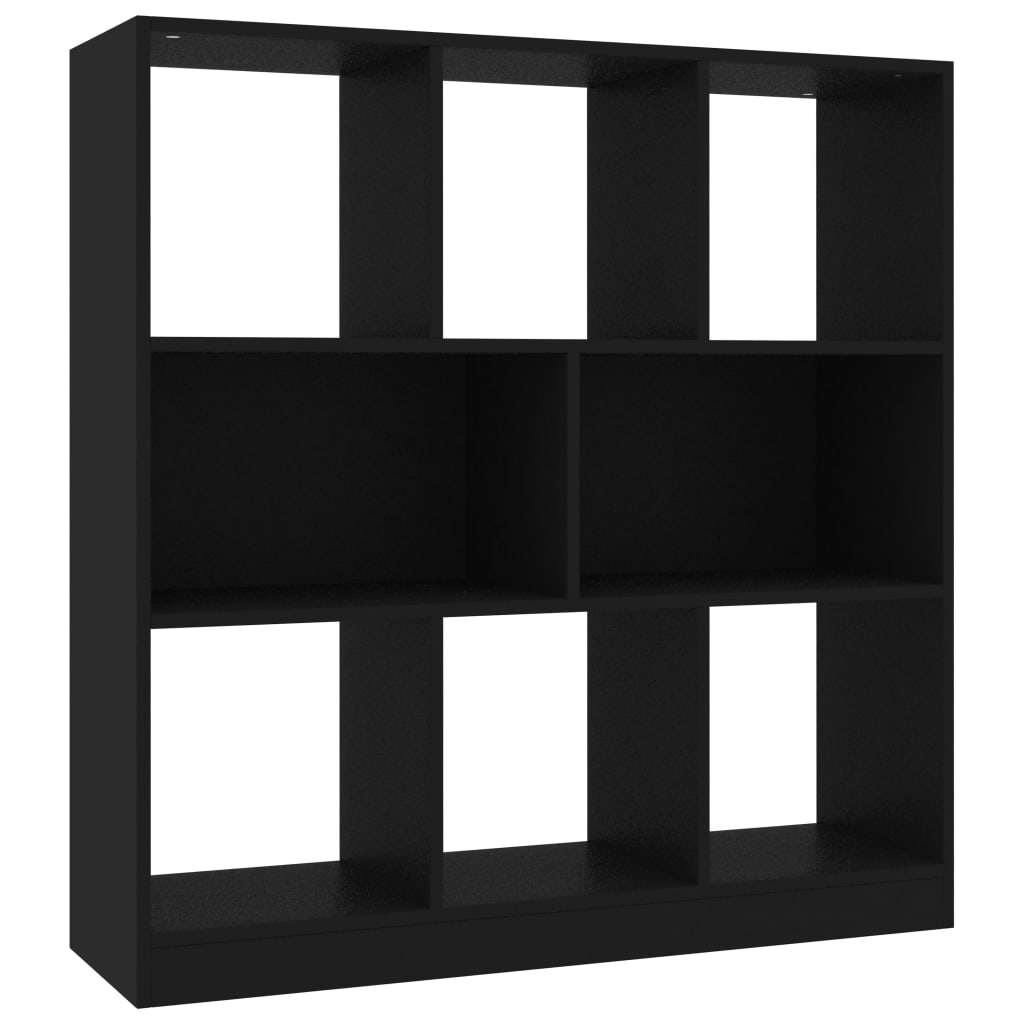 Modern Wooden Open Bookcase Book Storage Cabinet Unit With 8 Compartments Wood