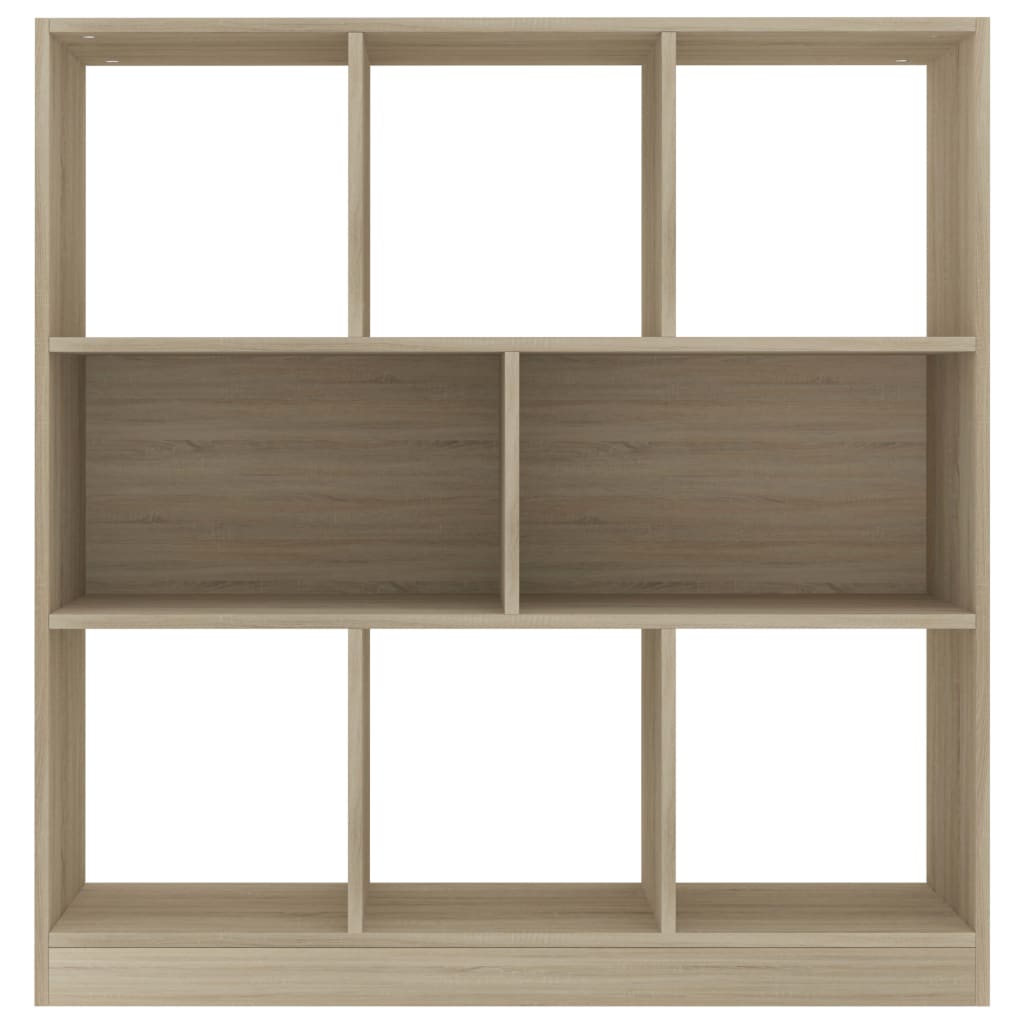 Modern Wooden Open Bookcase Book Storage Cabinet Unit With 8 Compartments Wood