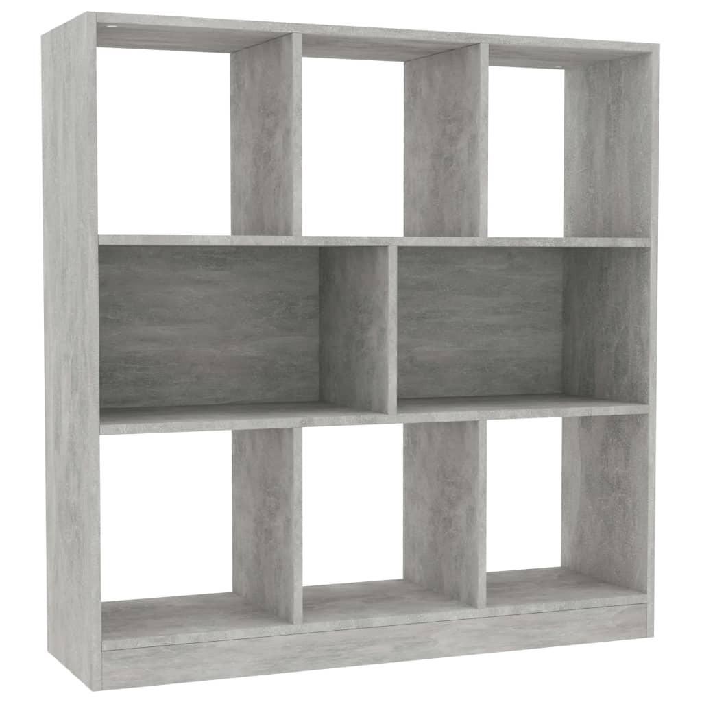 Modern Wooden Open Bookcase Book Storage Cabinet Unit With 8 Compartments Wood