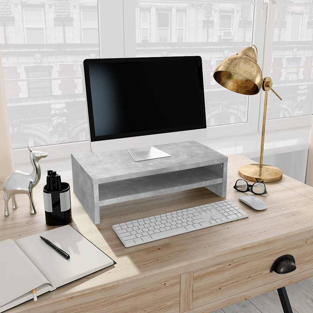 Monitor Stand 42X24X13 Cm Engineered Wood
