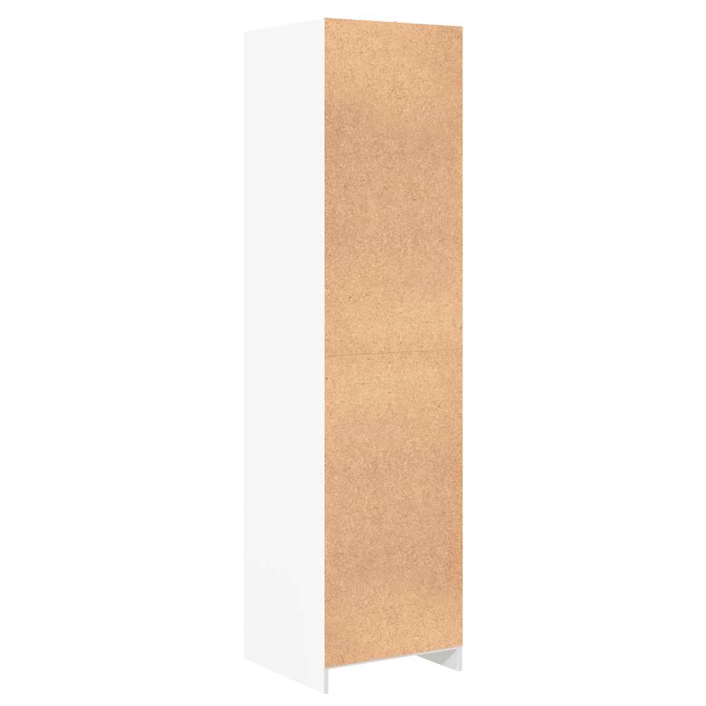 Wardrobe White 50x50x200 cm Engineered Wood