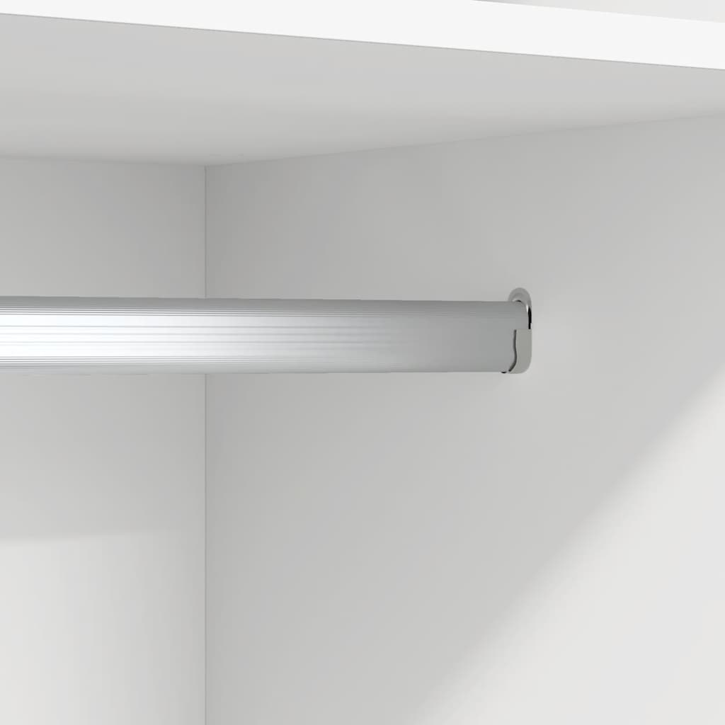 Wardrobe White 50x50x200 cm Engineered Wood
