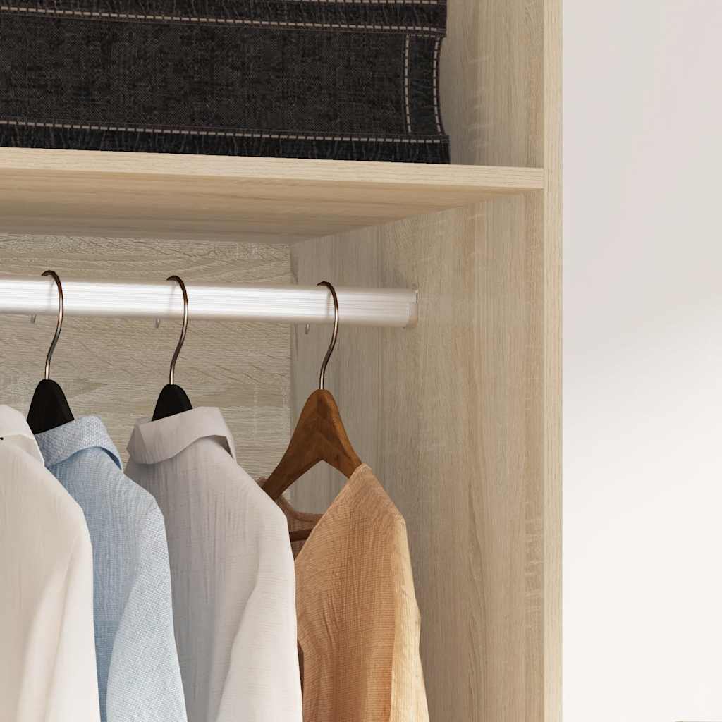 Wardrobe Sonoma Oak 50x50x200 cm Engineered Wood