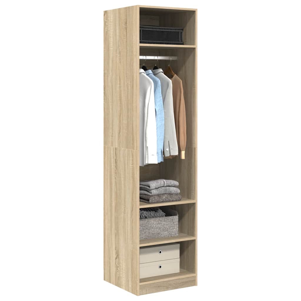 Wardrobe Sonoma Oak 50x50x200 cm Engineered Wood