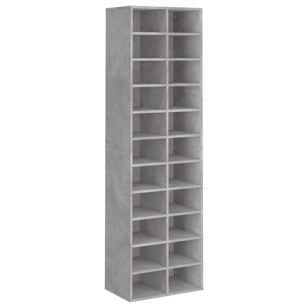 Modern Wooden Large Open Shoe Storage Cabinet Unit With 22 Compartments