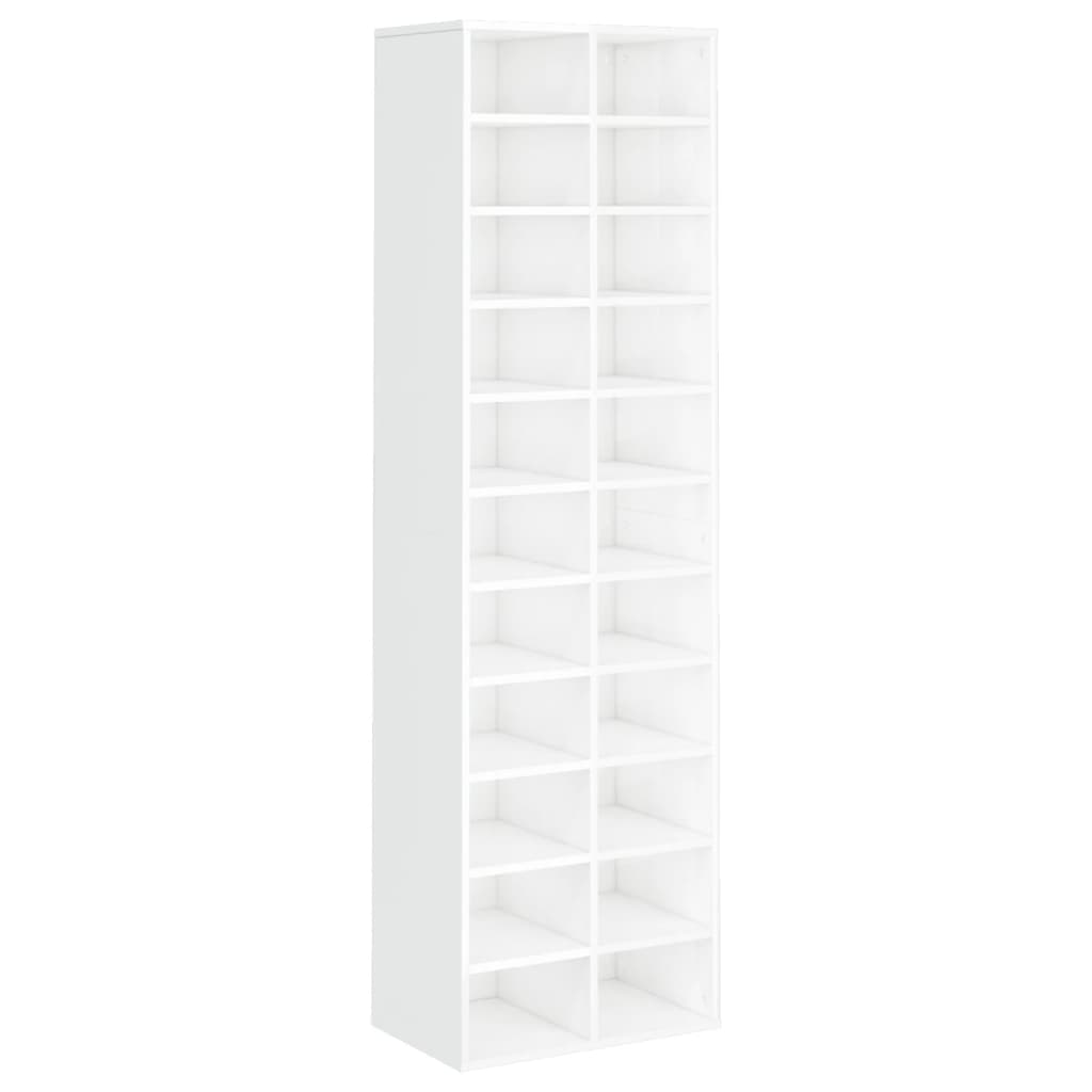 Modern Wooden Large Open Shoe Storage Cabinet Unit With 22 Compartments