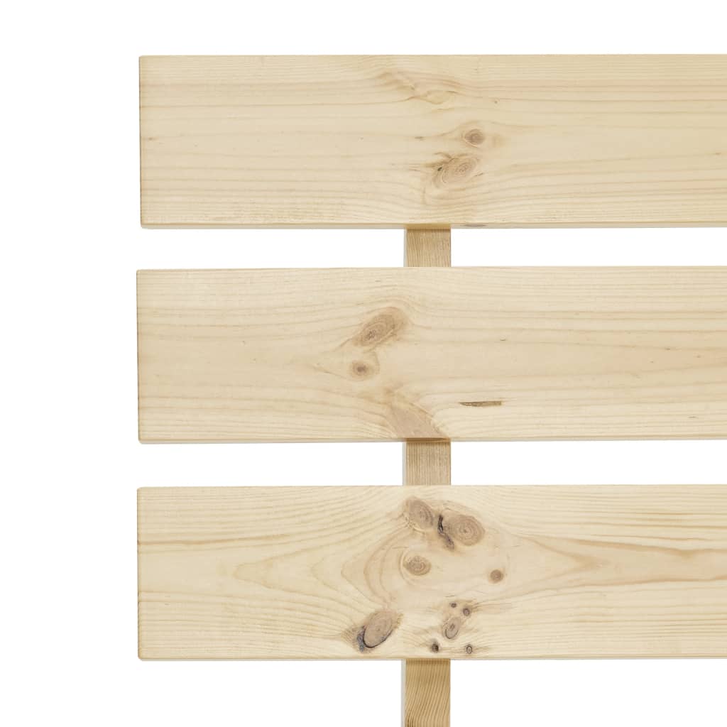Bed Frame without Mattress Solid Pine Wood 90x200 cm