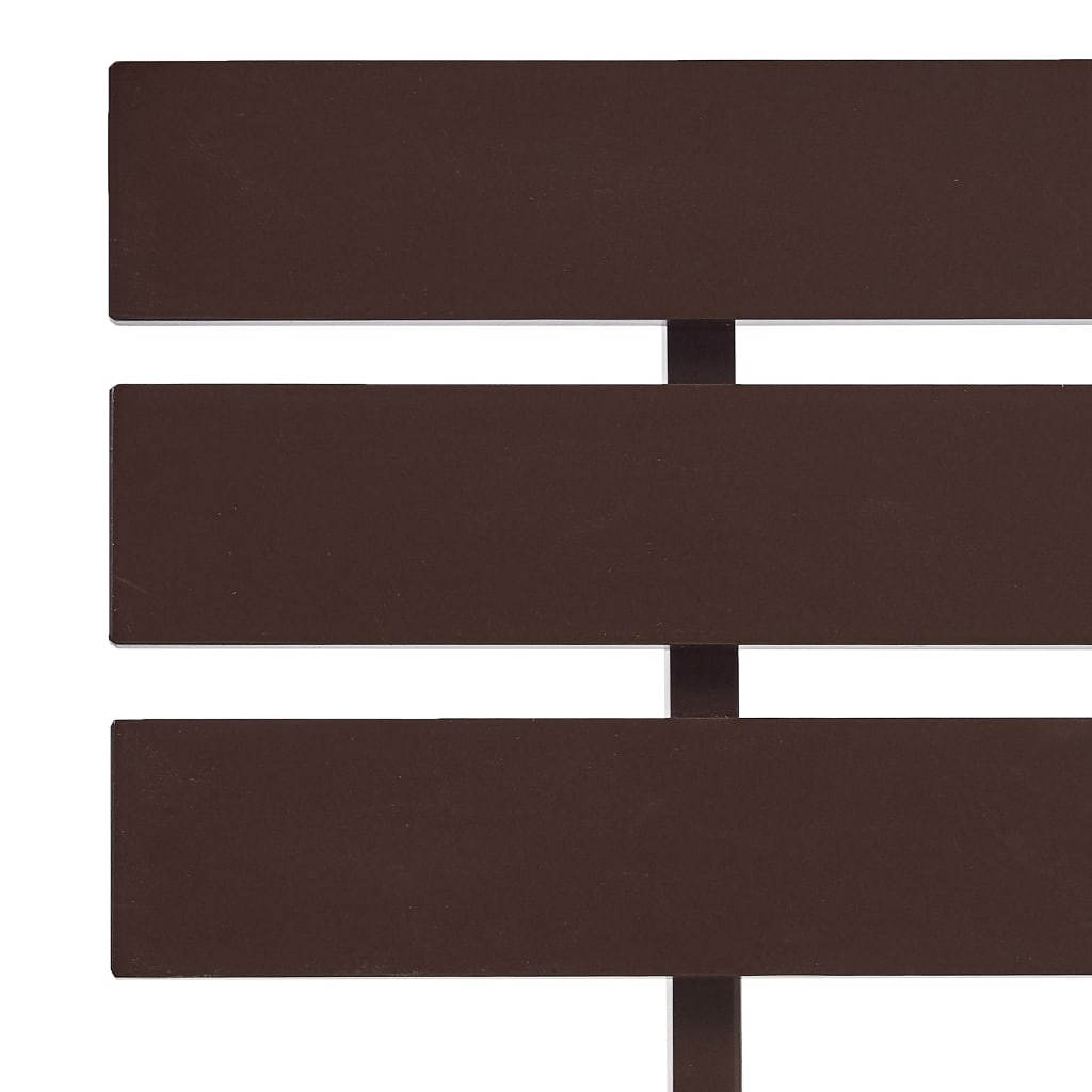 Bed Frame without Mattress Dark Brown 140x200cm Solid Wood Pine