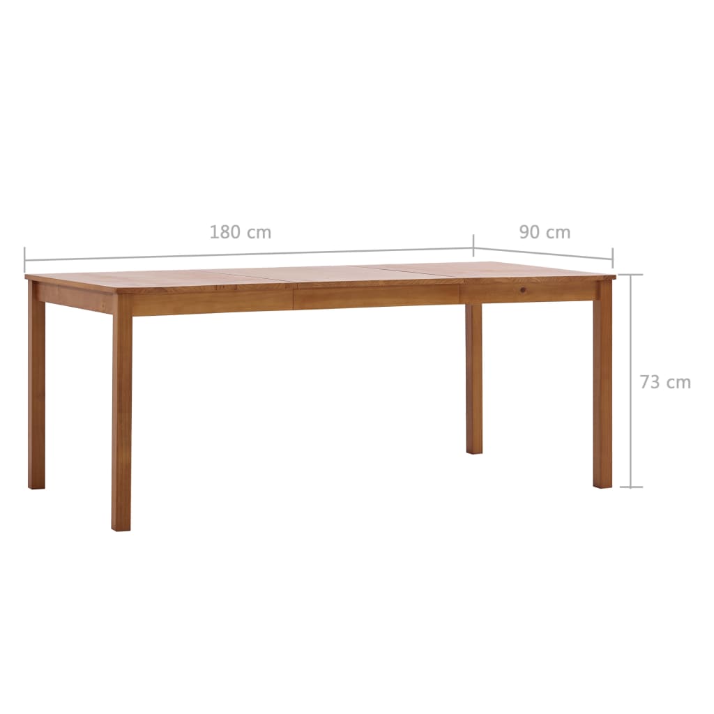 Modern Wooden Large 6 Person Pinewood Dining Table Wood Dinner Tables