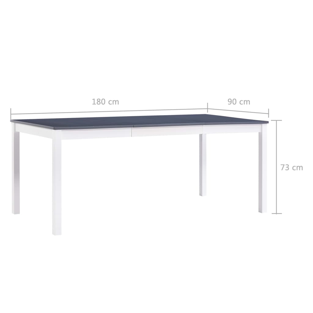 Modern Wooden Large 6 Person Pinewood Dining Table Wood Dinner Tables