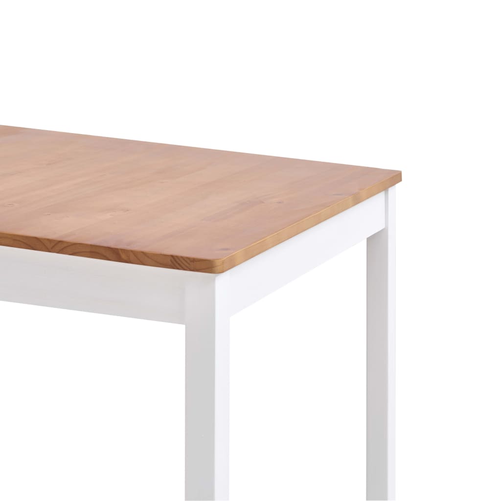 Modern Wooden Large 6 Person Pinewood Dining Table Wood Dinner Tables