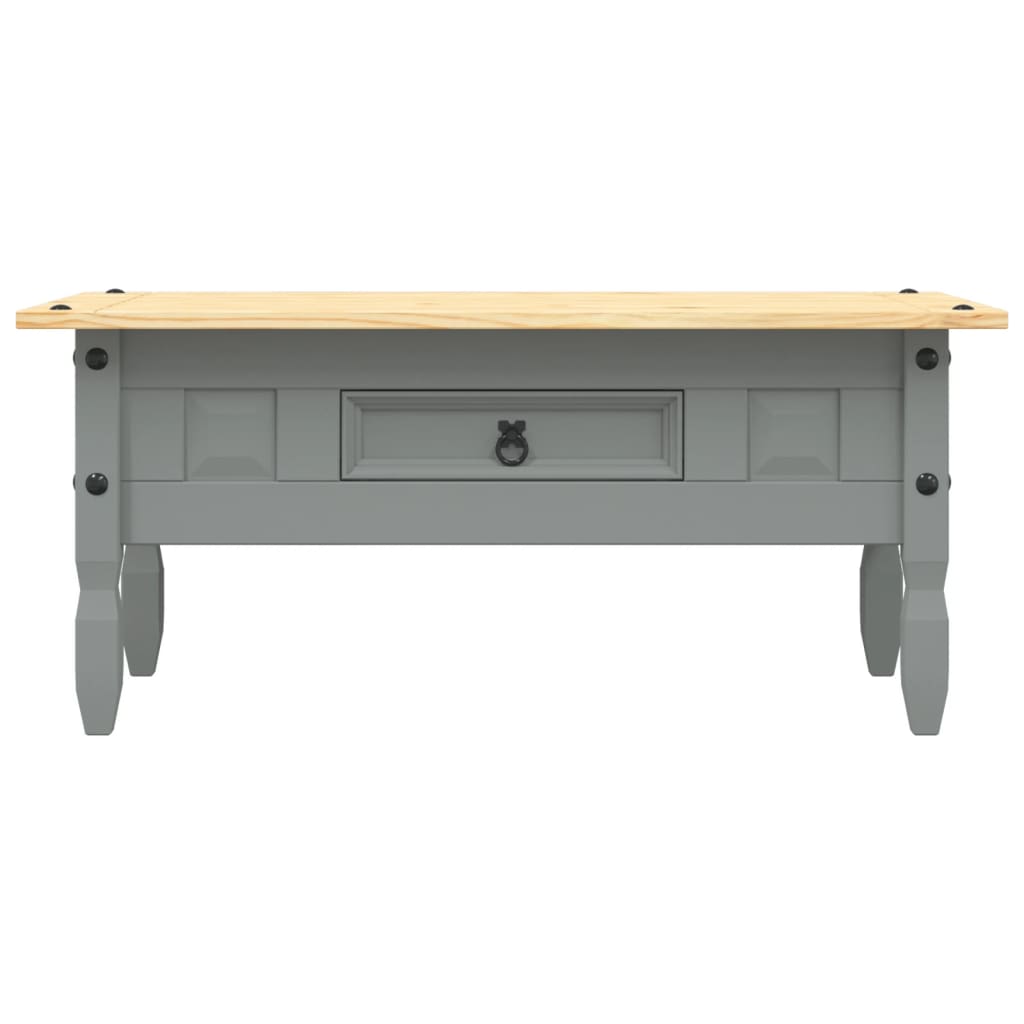 TEST - Rustic Wooden Coffee Table With Storage Drawer