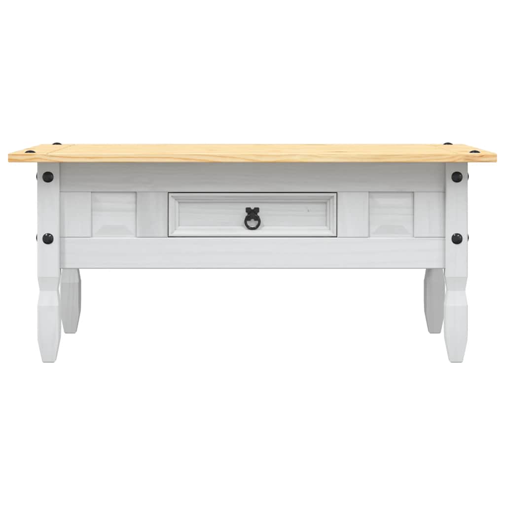 TEST - Rustic Wooden Coffee Table With Storage Drawer