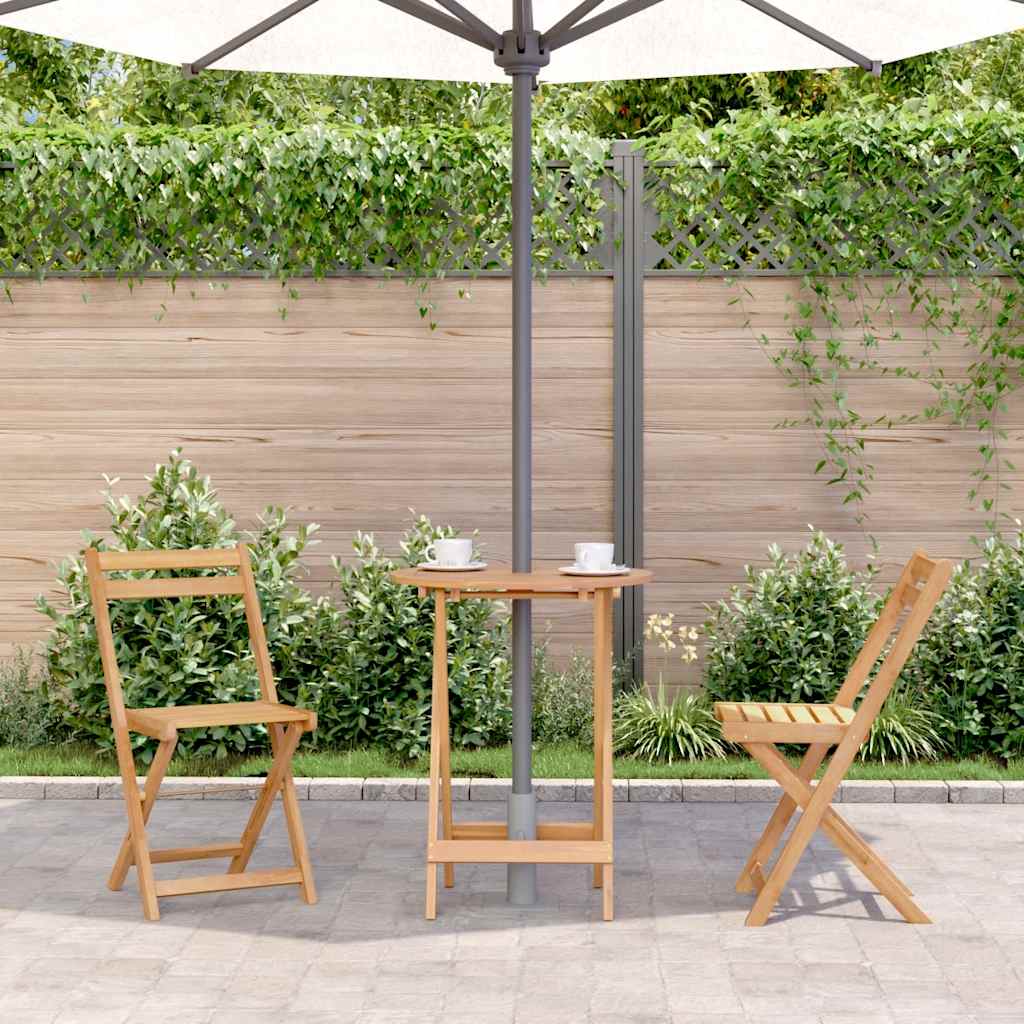 Outdoor Patio Wooden Folding Garden Dining Table Acacia Wood Tables Brown