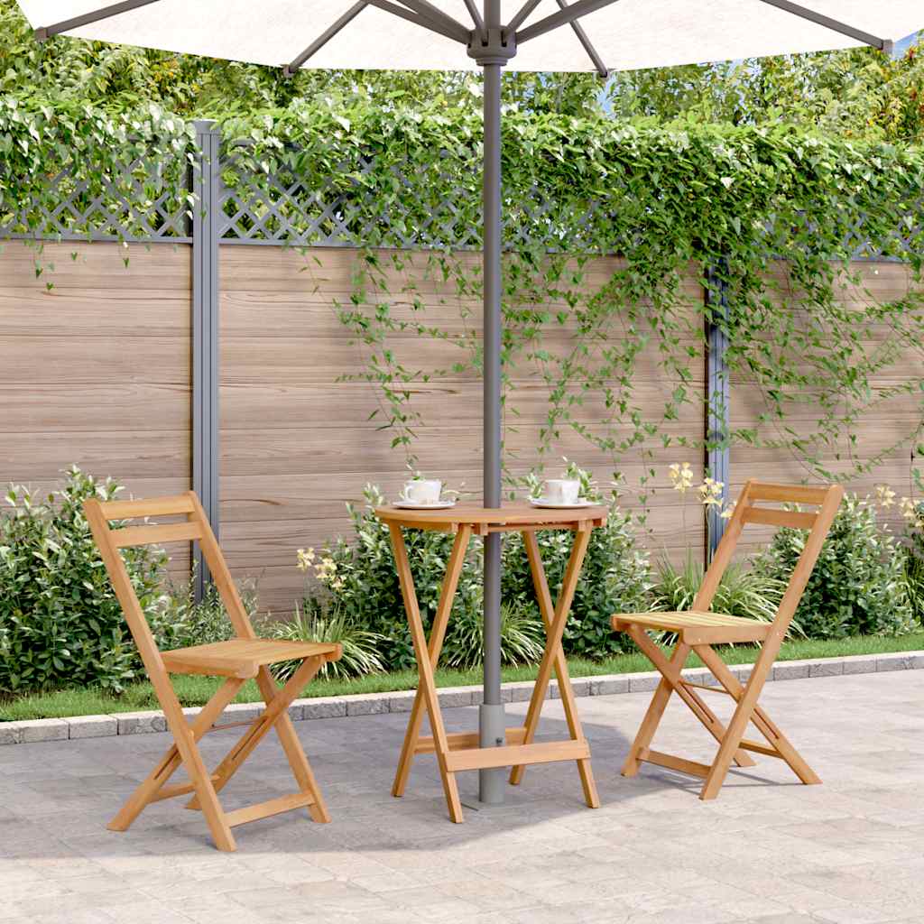 Outdoor Patio Wooden Folding Garden Dining Table Acacia Wood Tables Brown