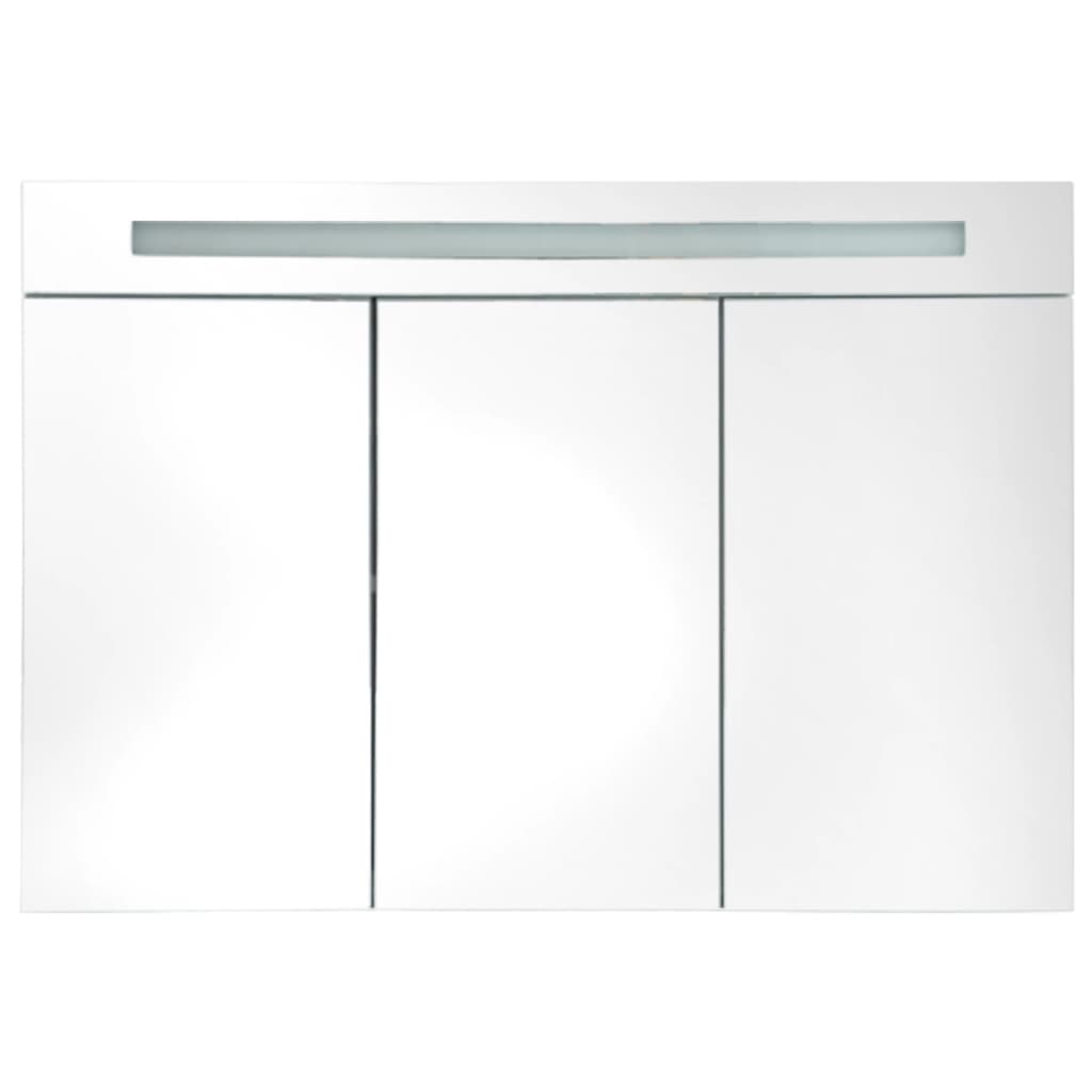 LED Bathroom Mirror Cabinet 88x13x62 cm
