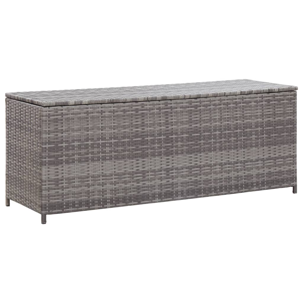 Outdoor Patio Poly Rattan Garden Storage Box Cushion Boxes Chest Cabinet
