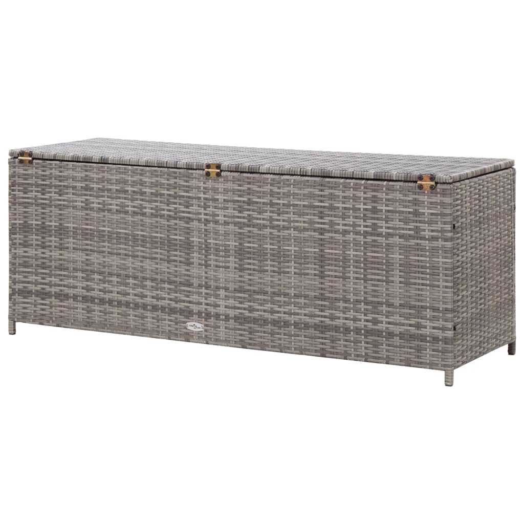 Outdoor Patio Poly Rattan Garden Storage Box Cushion Boxes Chest Cabinet