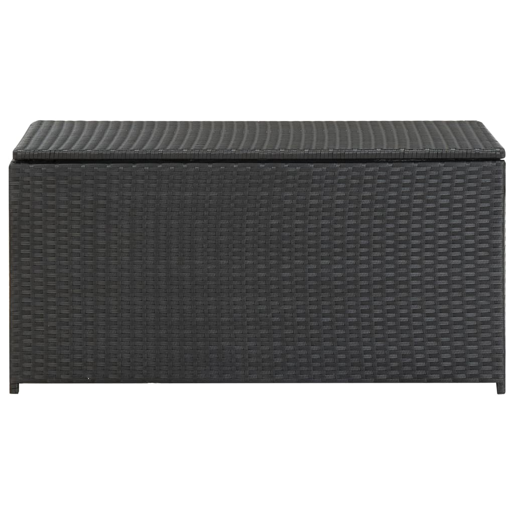 Outdoor Patio Poly Rattan 190L Garden Storage Box Cushion Boxes Cabinet Unit