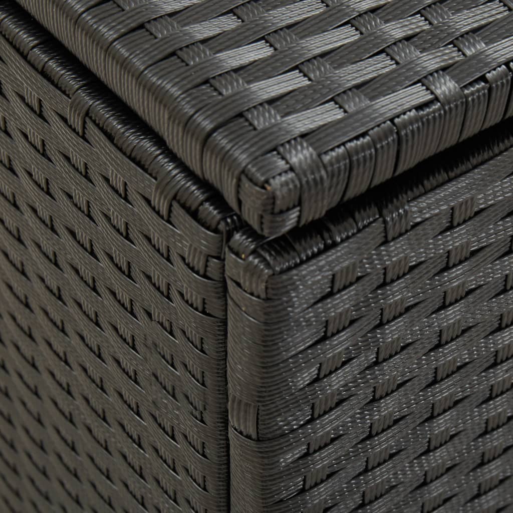 Outdoor Patio Poly Rattan 190L Garden Storage Box Cushion Boxes Cabinet Unit