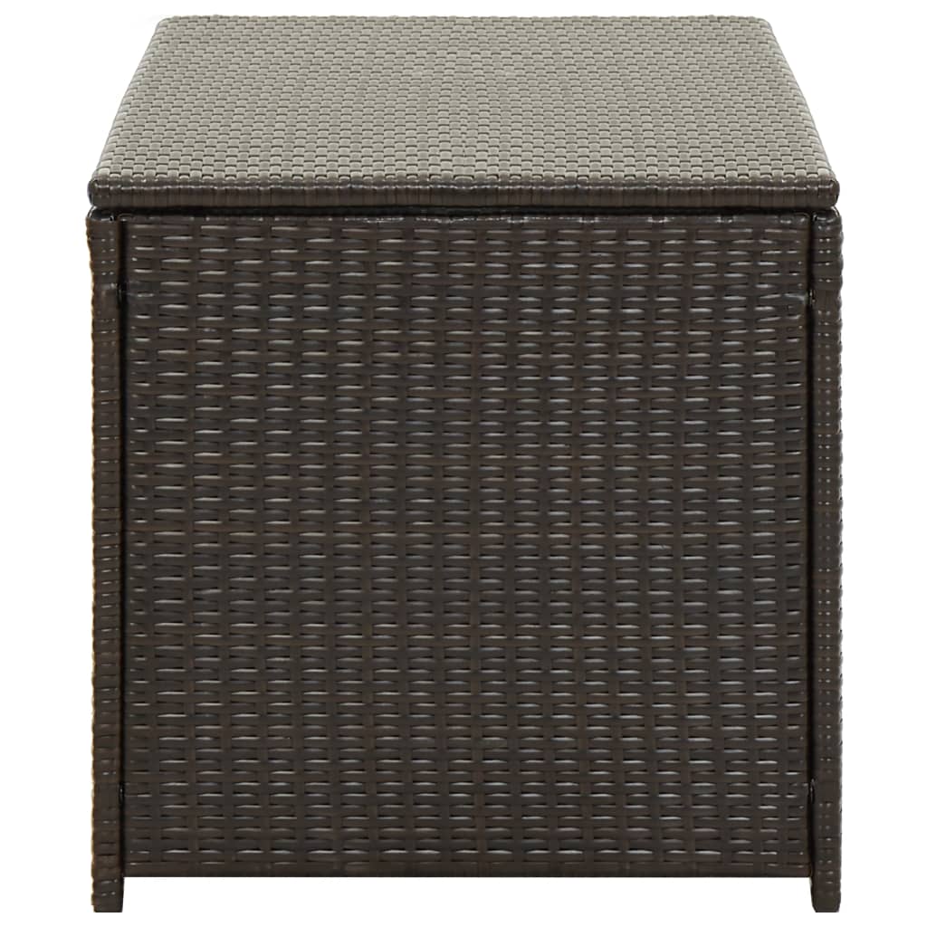 Outdoor Patio Poly Rattan 190L Garden Storage Box Cushion Boxes Cabinet Unit