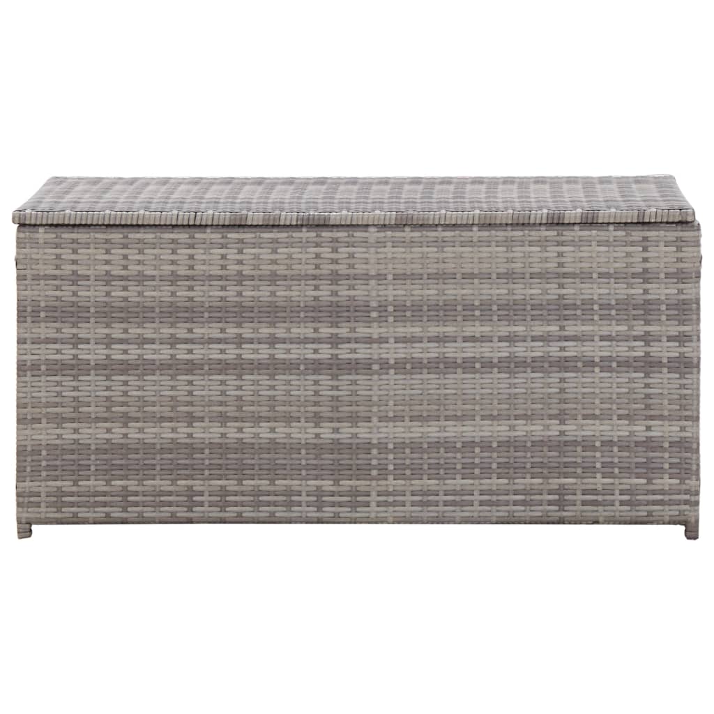 Outdoor Patio Poly Rattan 190L Garden Storage Box Cushion Boxes Cabinet Unit