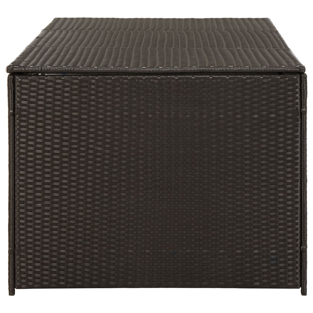 Outdoor Patio Poly Rattan Large Garden Storage Box Cushion Boxes Cabinet Unit