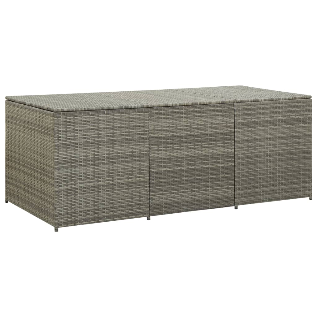 Outdoor Patio Poly Rattan Large Garden Storage Box Cushion Boxes Cabinet Unit