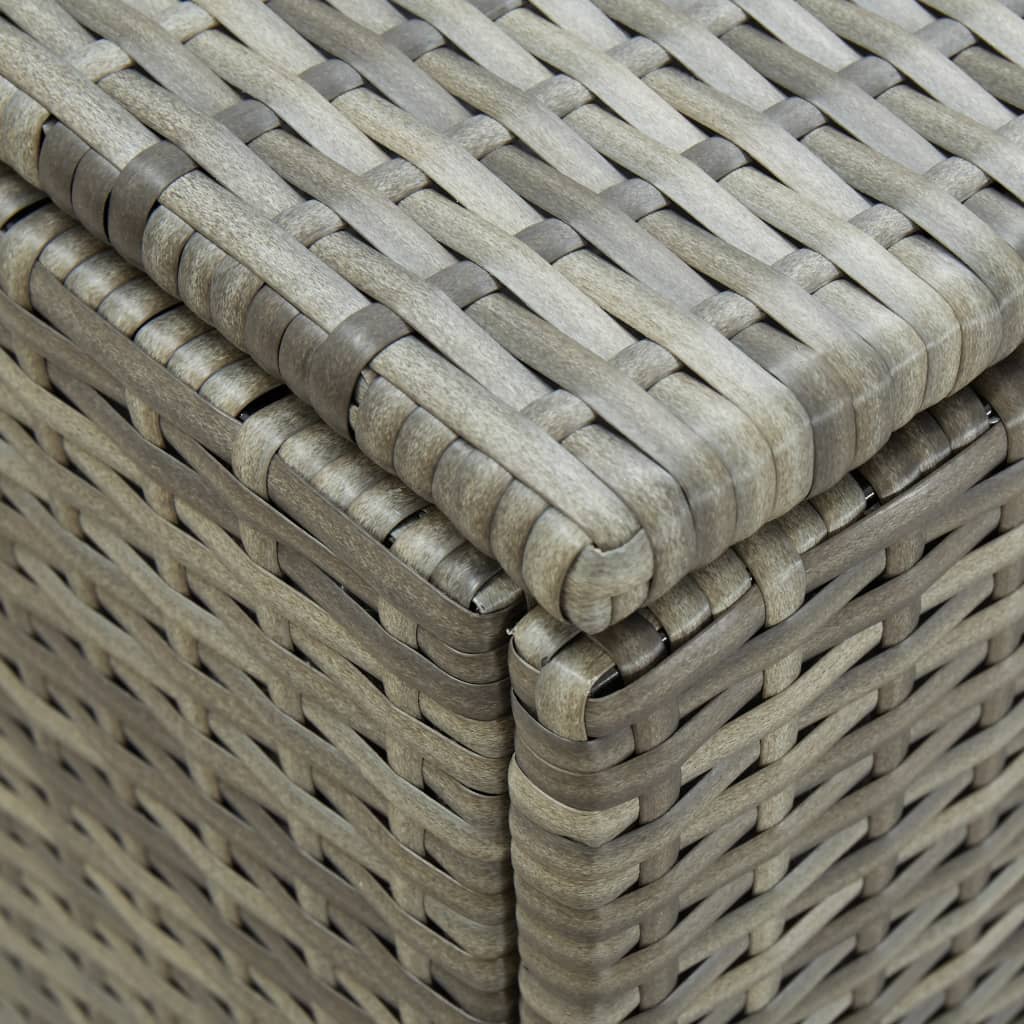 Outdoor Patio Poly Rattan Large Garden Storage Box Cushion Boxes Cabinet Unit
