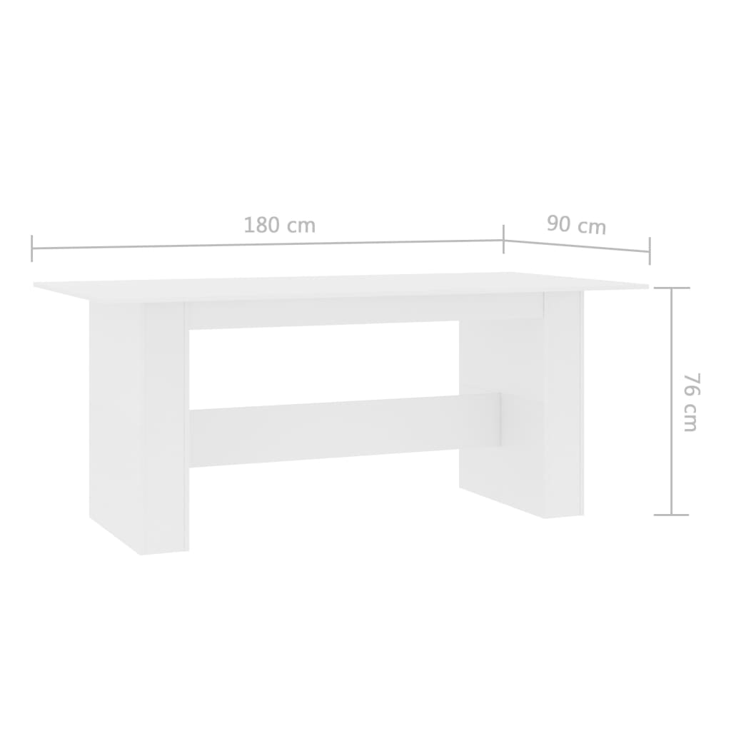 Modern Wooden Large 6 Person Dining Dinner Table Wood Kitchen Tables
