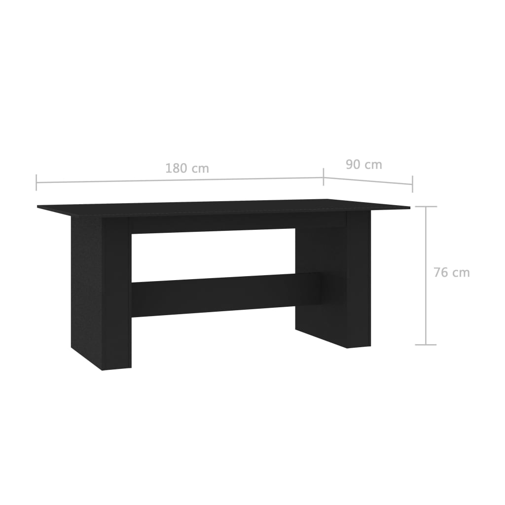 Modern Wooden Large 6 Person Dining Dinner Table Wood Kitchen Tables