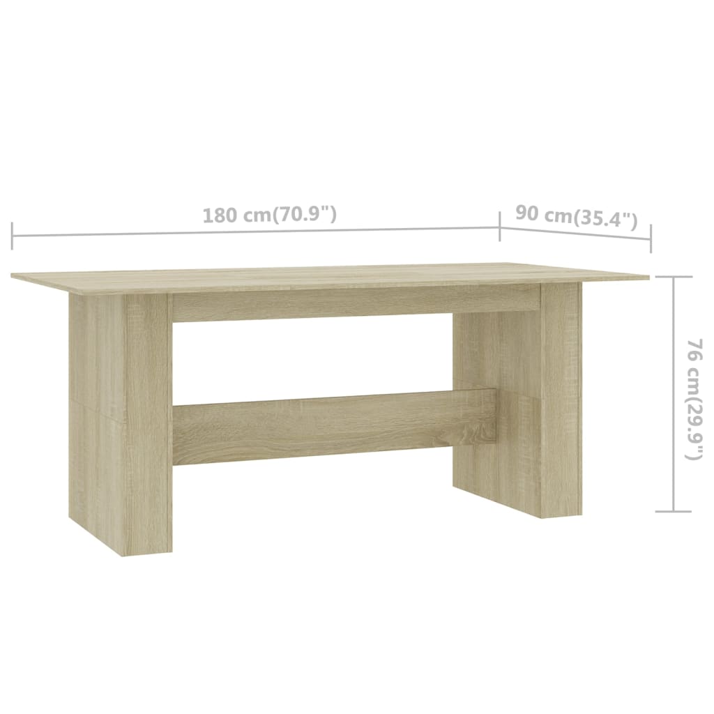 Modern Wooden Large 6 Person Dining Dinner Table Wood Kitchen Tables