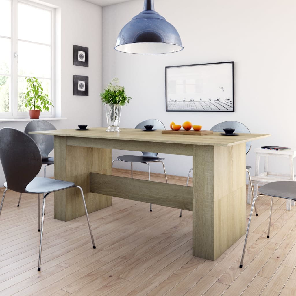 Modern Wooden Large 6 Person Dining Dinner Table Wood Kitchen Tables