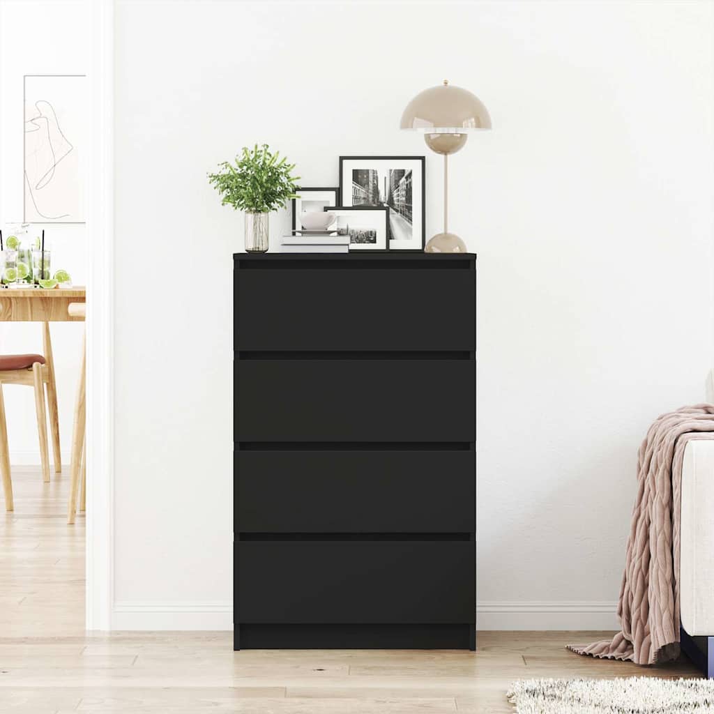 Sideboard Black 60x35x98.5 cm Engineered Wood