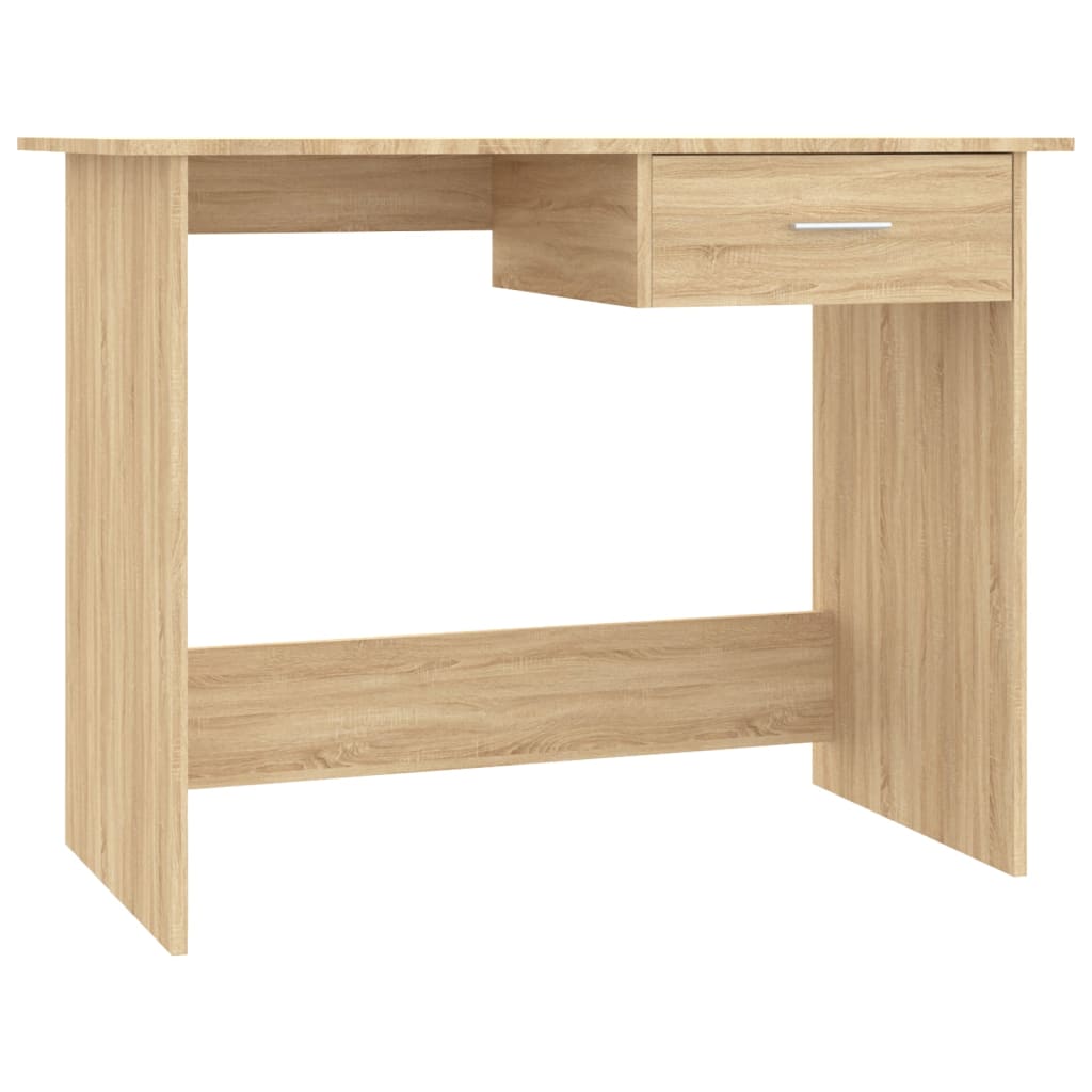 Modern Wooden Home Office Computer Desk Writing Table With Storage Drawer Wood